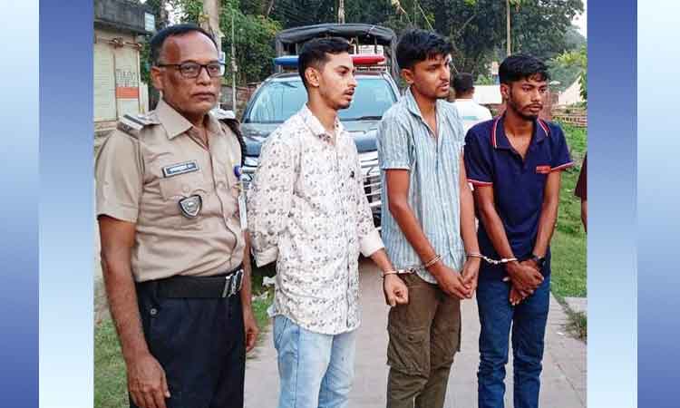 কিশোরগঞ্জে ইয়াবা সেবনের অপরাধে তিন যুবকের জেল-জরিমানা